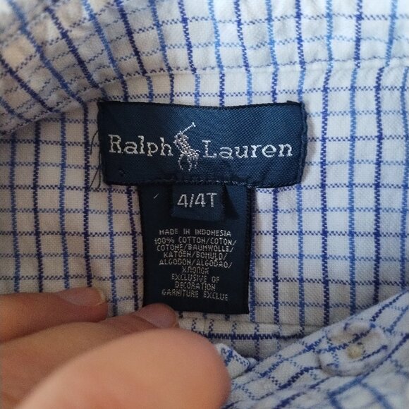 Ralph Lauren Boy's Dress Shirt | Size US 4/4T - Picture 3 of 13